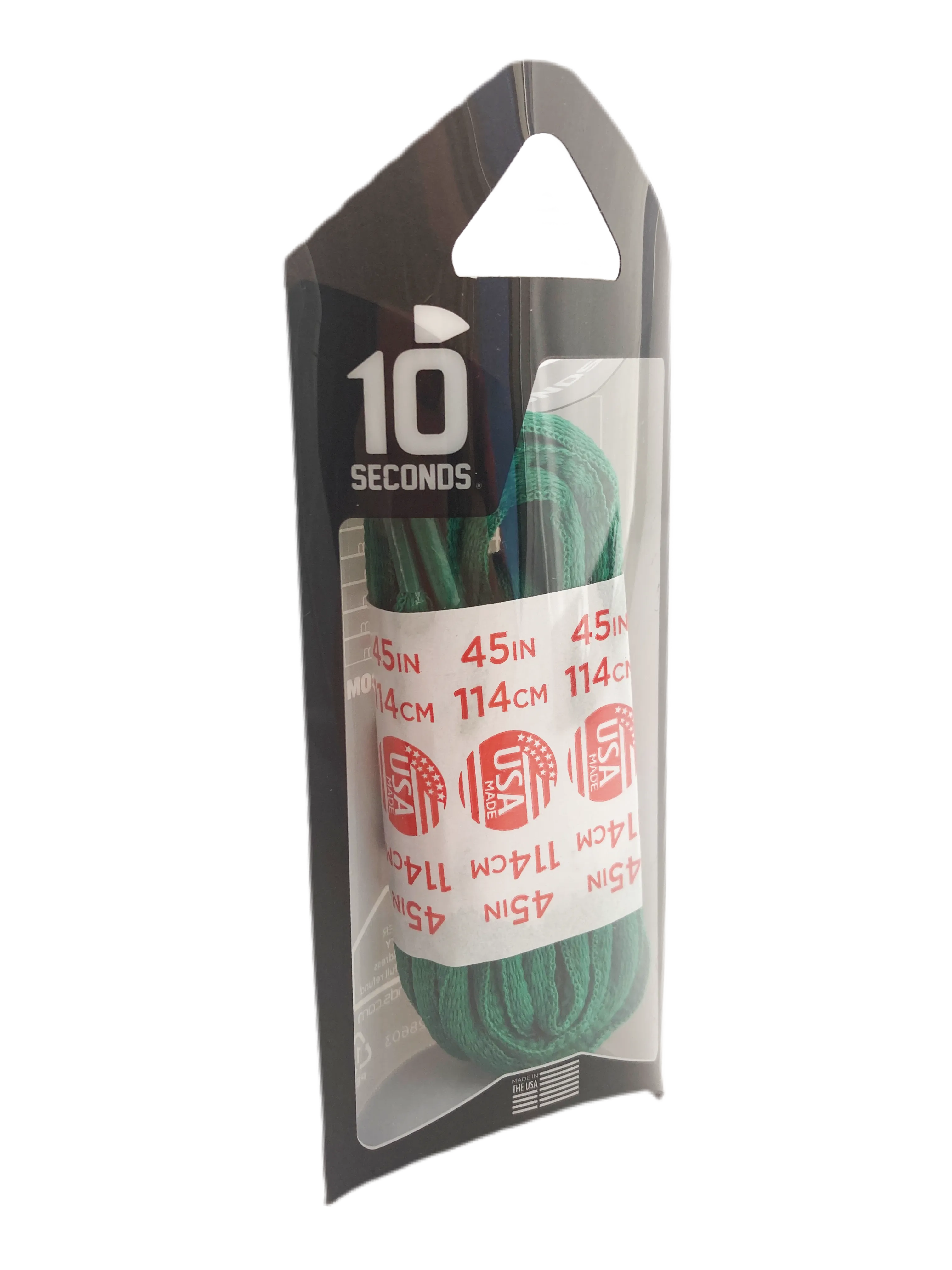 10 Seconds ® Athletic Oval Laces | Kelly Green