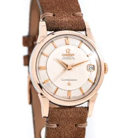 1959 Vintage Omega Constellation Date Ref. 14393 1 SC in 14k Rose Gold Cap Over Stainless Steel (# 14497)