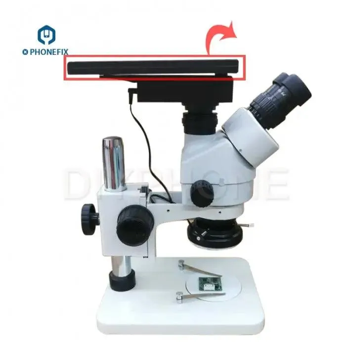 7-45X Integrated Trinocular Microscope with 10.6 inch Display Screen