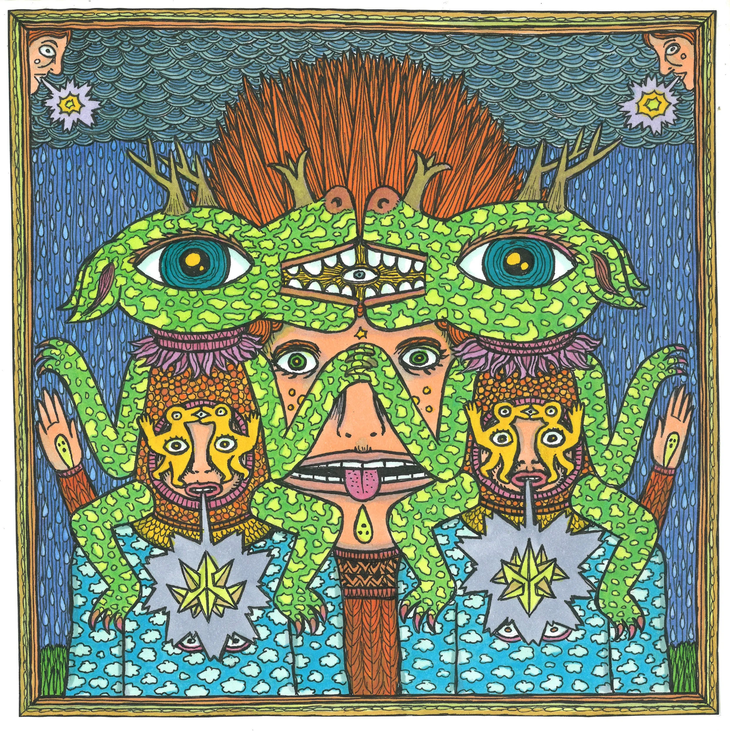8 x 8 (2023) - #34 - Theo Ellsworth - "Hyper Haunted Super Friends"
