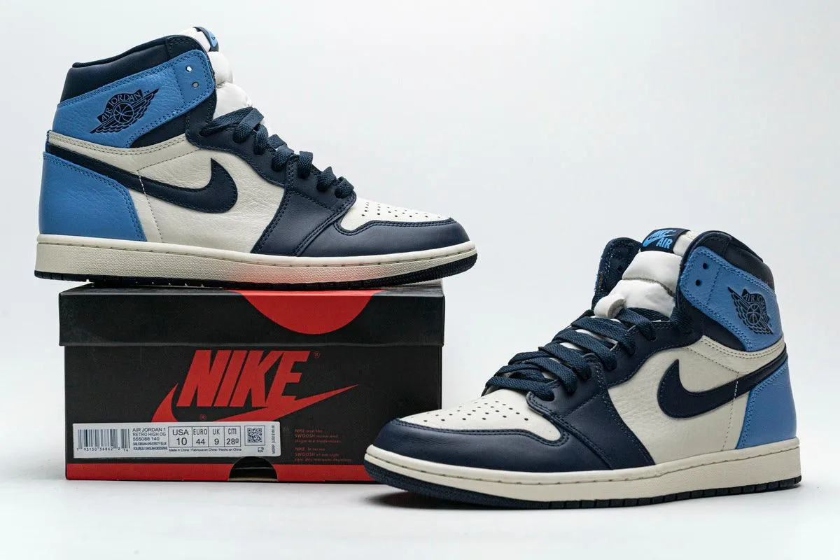 AIR JORDAN 1 RETRO HIGH " OBSIDIAN "