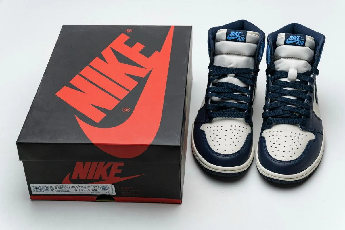 AIR JORDAN 1 RETRO HIGH " OBSIDIAN "