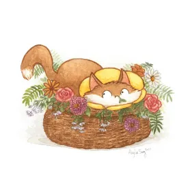 Angela Song - “Bouquet or Buffet?” Art Print - Plants & Flowers Show 2023