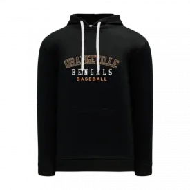 Athletic Knit 1835 - 'Orangeville' Orangeville Bengals Embroidered  Hoodie