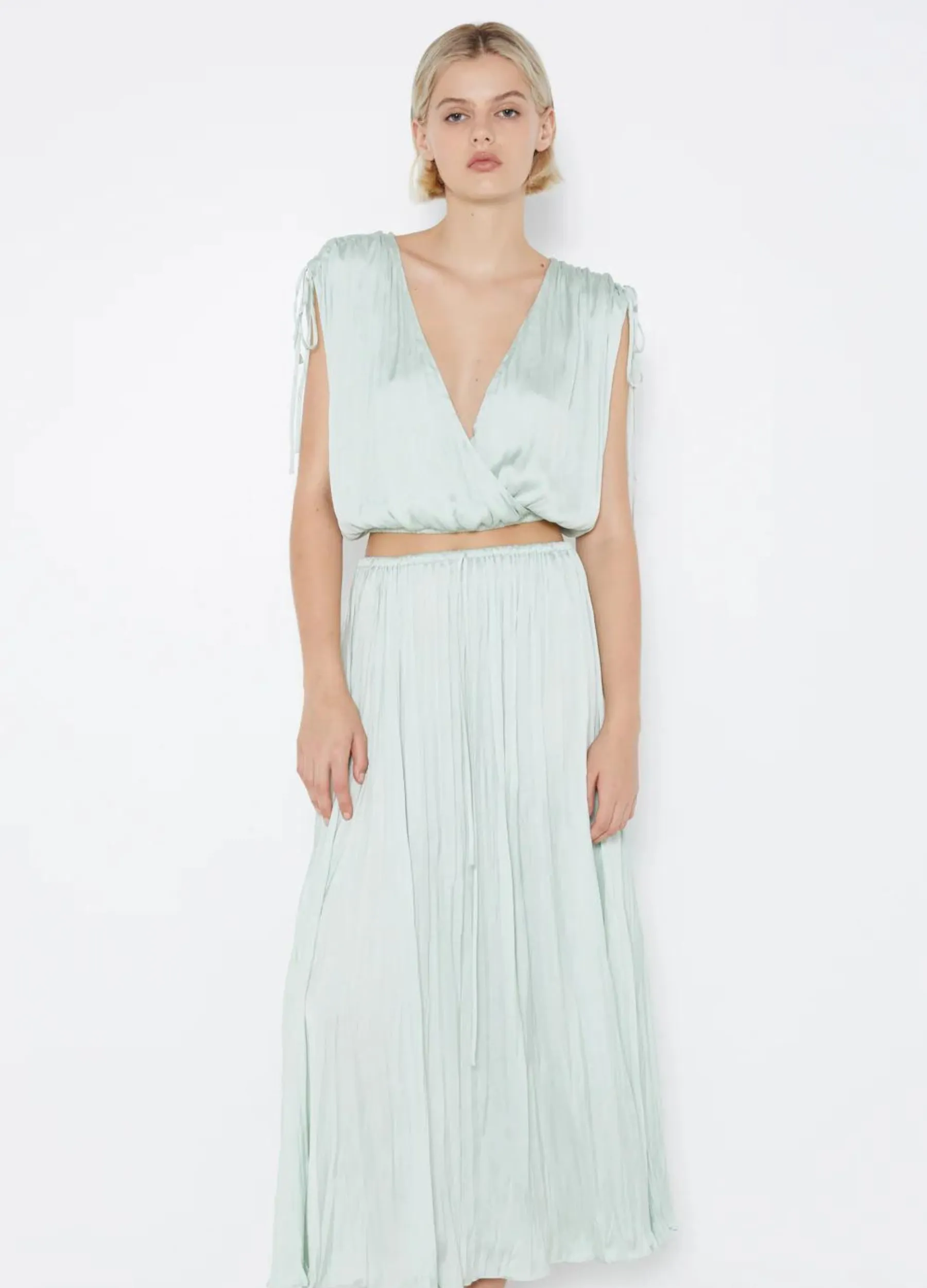 Bec   Bridge - Louann Wrap Top - Mint