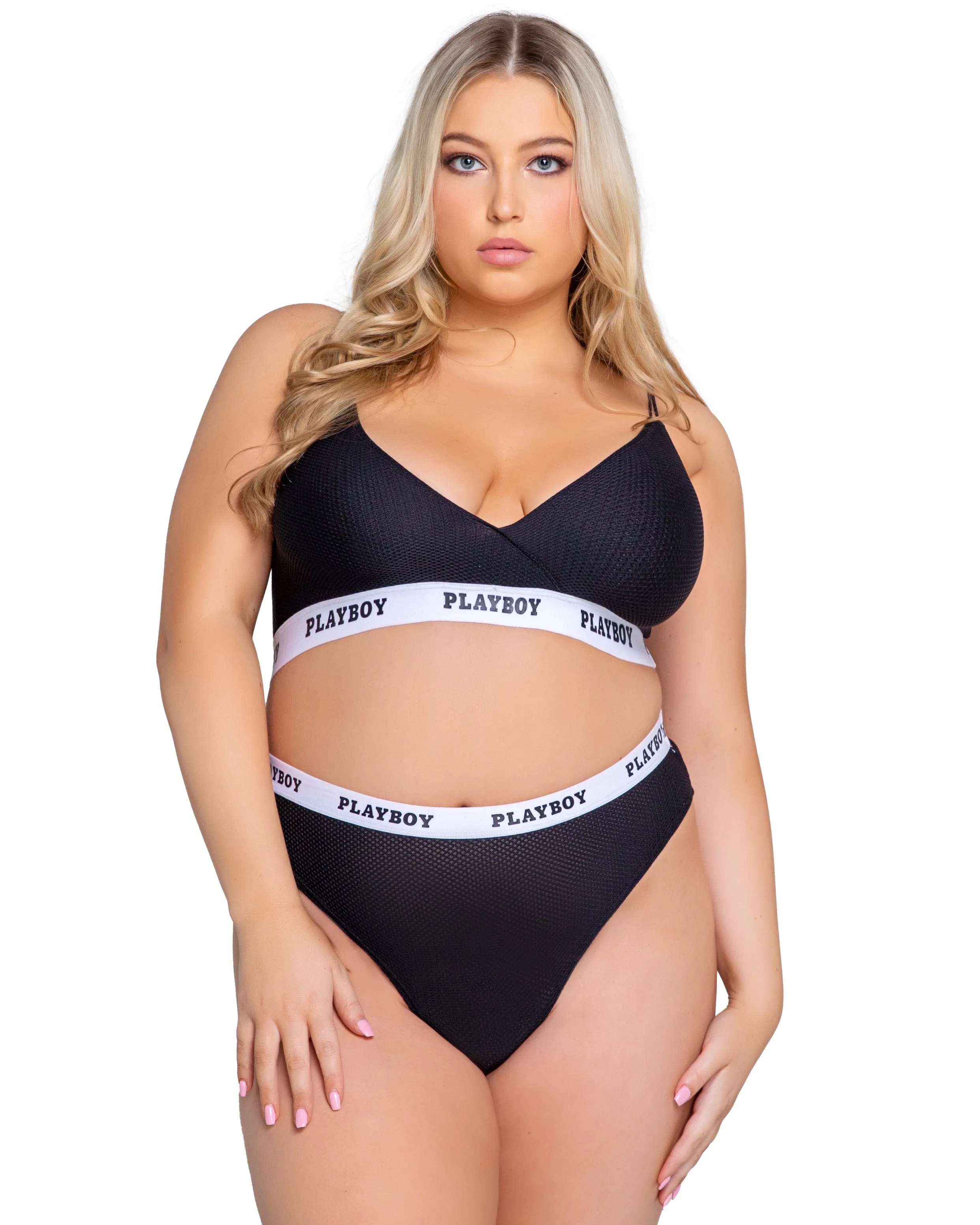 Black 2pc Playboy Lifestyle Set