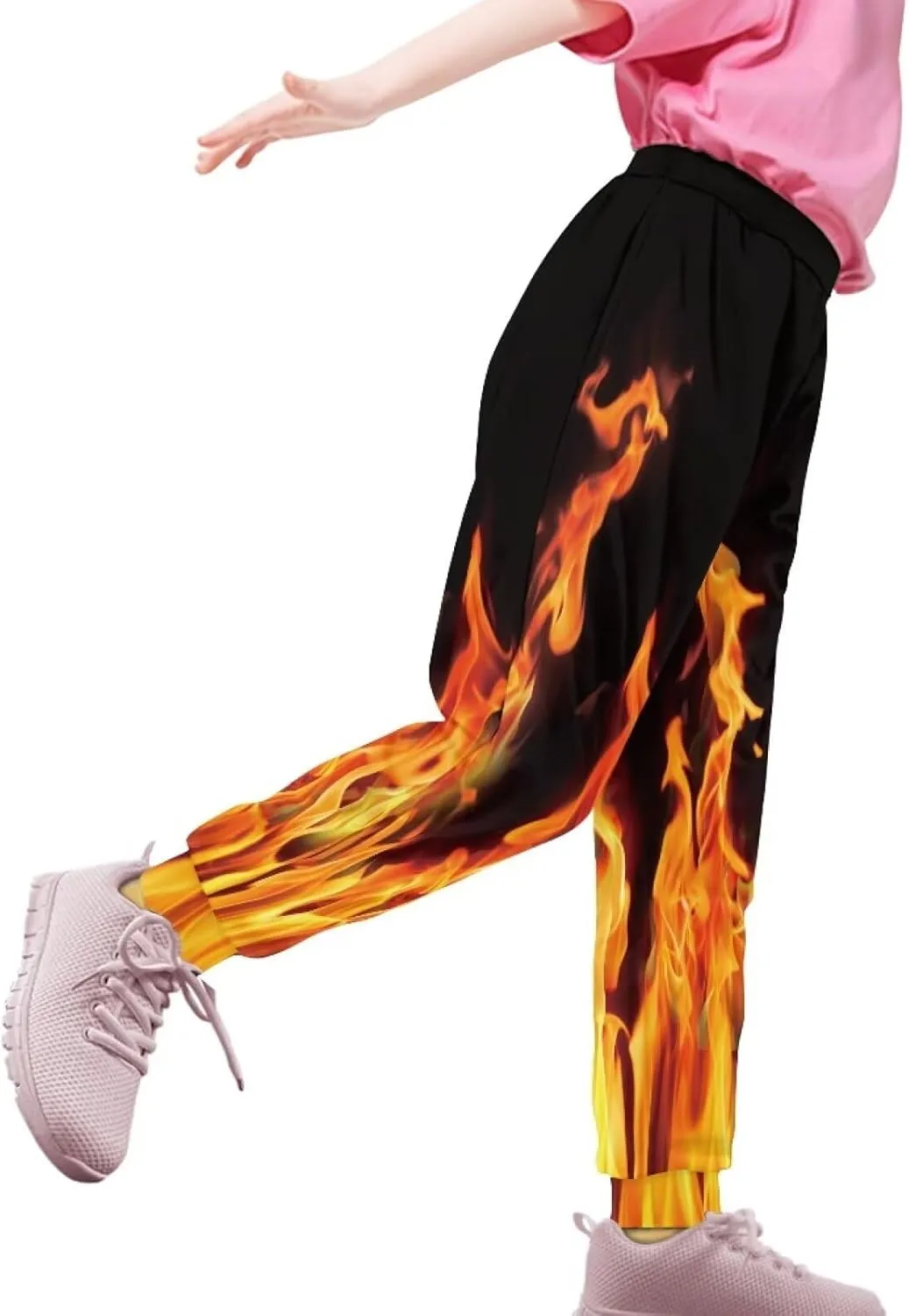 Boys' Pants Athletic Sweatpants Funny Jogger Pants Casual for Kids Youth Sports Pants for Boy 4-15Y with Pockets