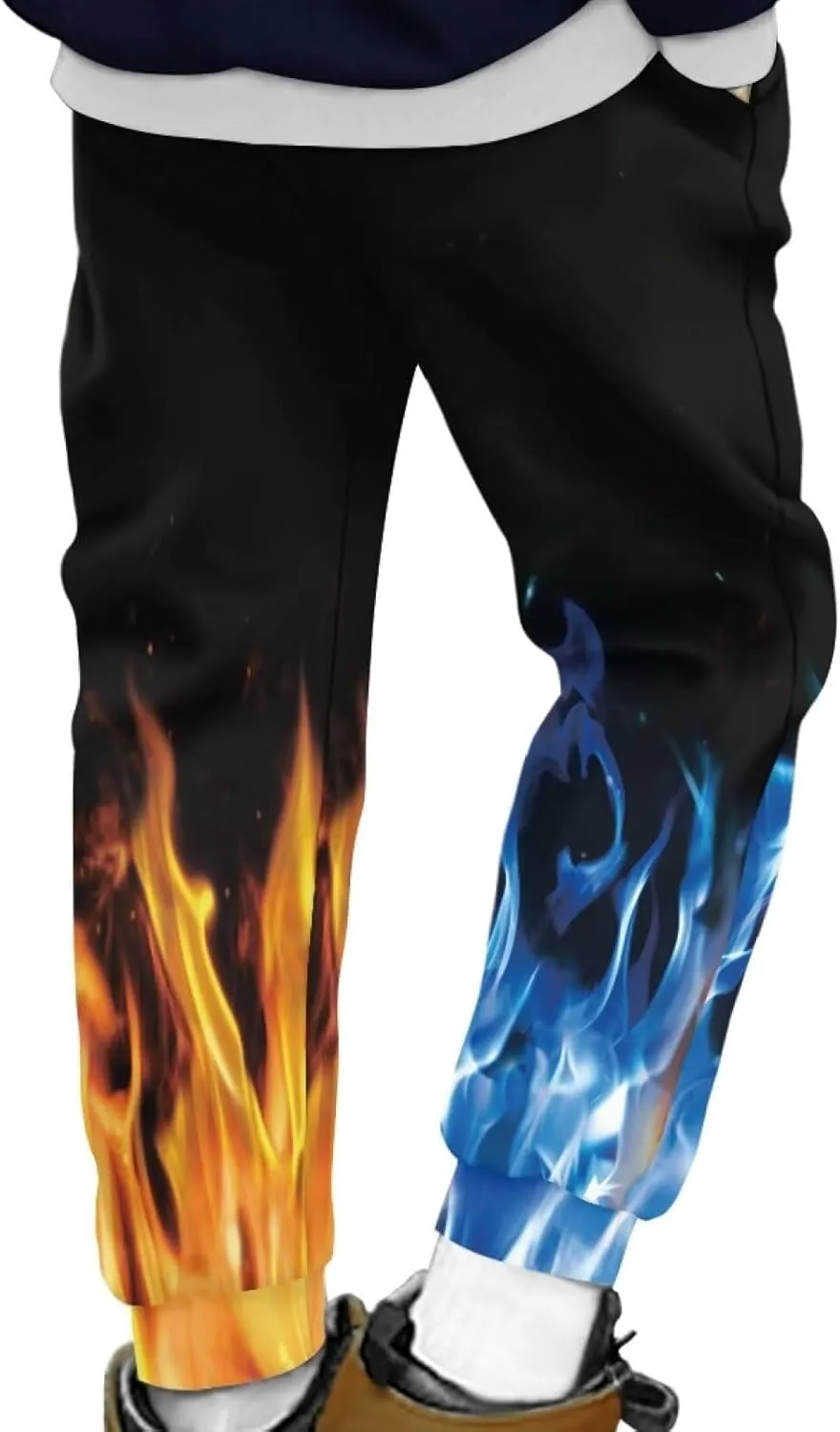 Boys' Pants Athletic Sweatpants Funny Jogger Pants Casual for Kids Youth Sports Pants for Boy 4-15Y with Pockets