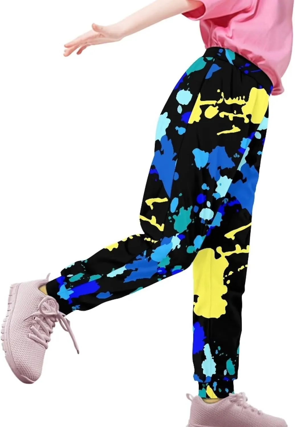 Boys' Pants Athletic Sweatpants Funny Jogger Pants Casual for Kids Youth Sports Pants for Boy 4-15Y with Pockets