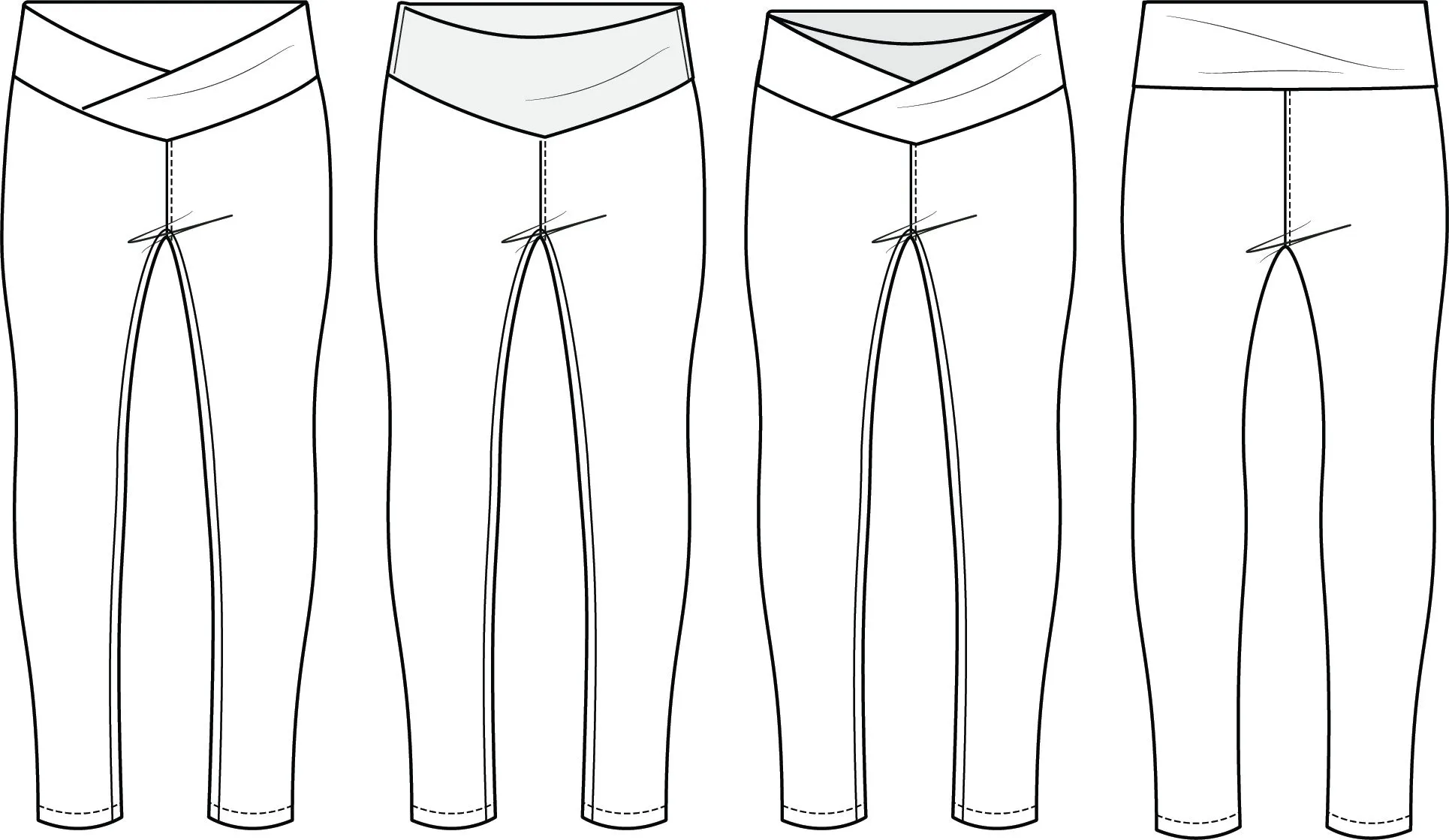 Bundle- Sundial Leggings PDF Pattern Adult and Youth
