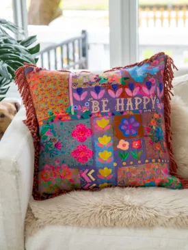 Bungalow Pillow - Be Happy
