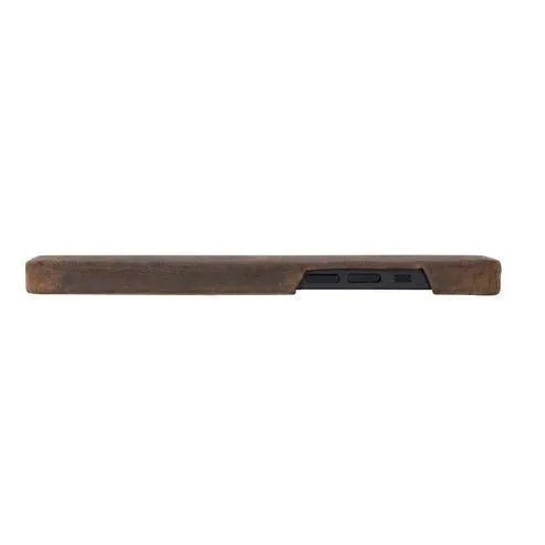 Burkley iPhone 14 Pro Wallet Case, Distressed Coffee