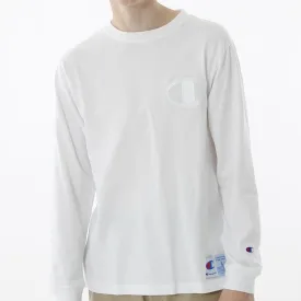 Champion AS Logo L/S T-shirt White