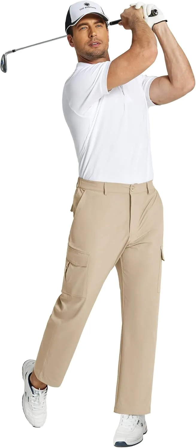 COOFANDY Men's Casual Pants Lightweight Hiking Cargo Pants Stretch Outdoor Work Pant with Multi Pockets