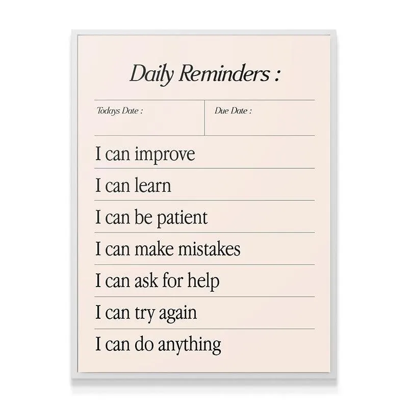 Daily Reminders