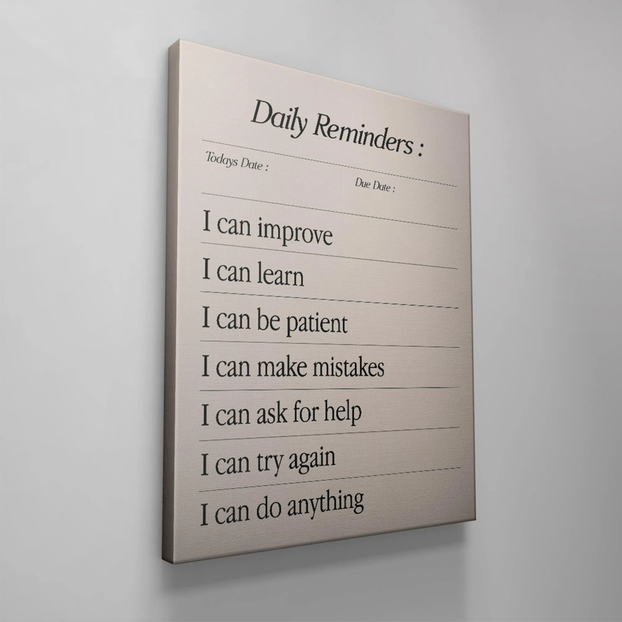 Daily Reminders