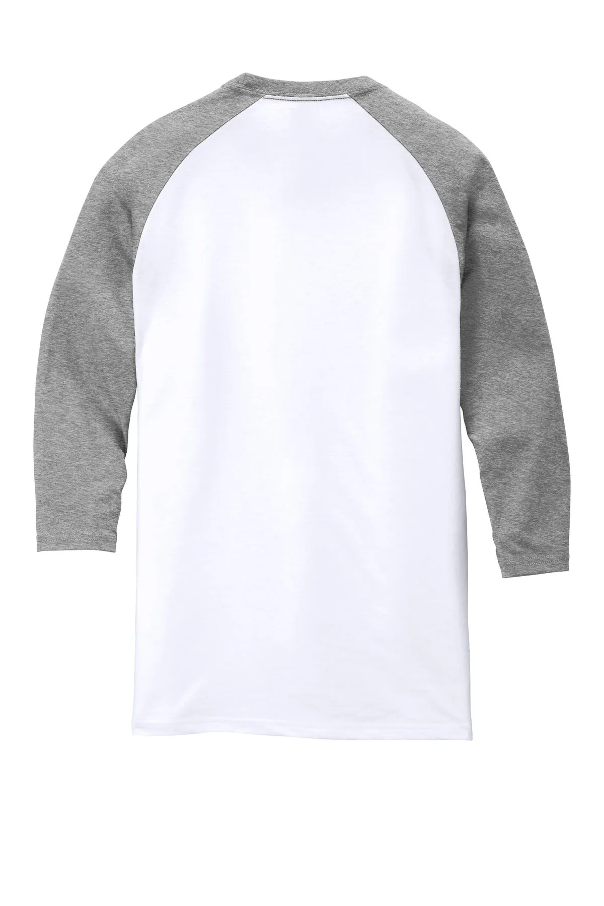 District Perfect Tri 3/4-Sleeve Raglan. DM136