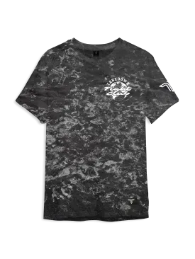 Fight Club Worldwide Acid Wash T-Shirt - Black