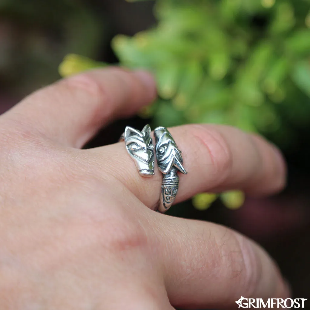 Freki & Geri Ring, Silver