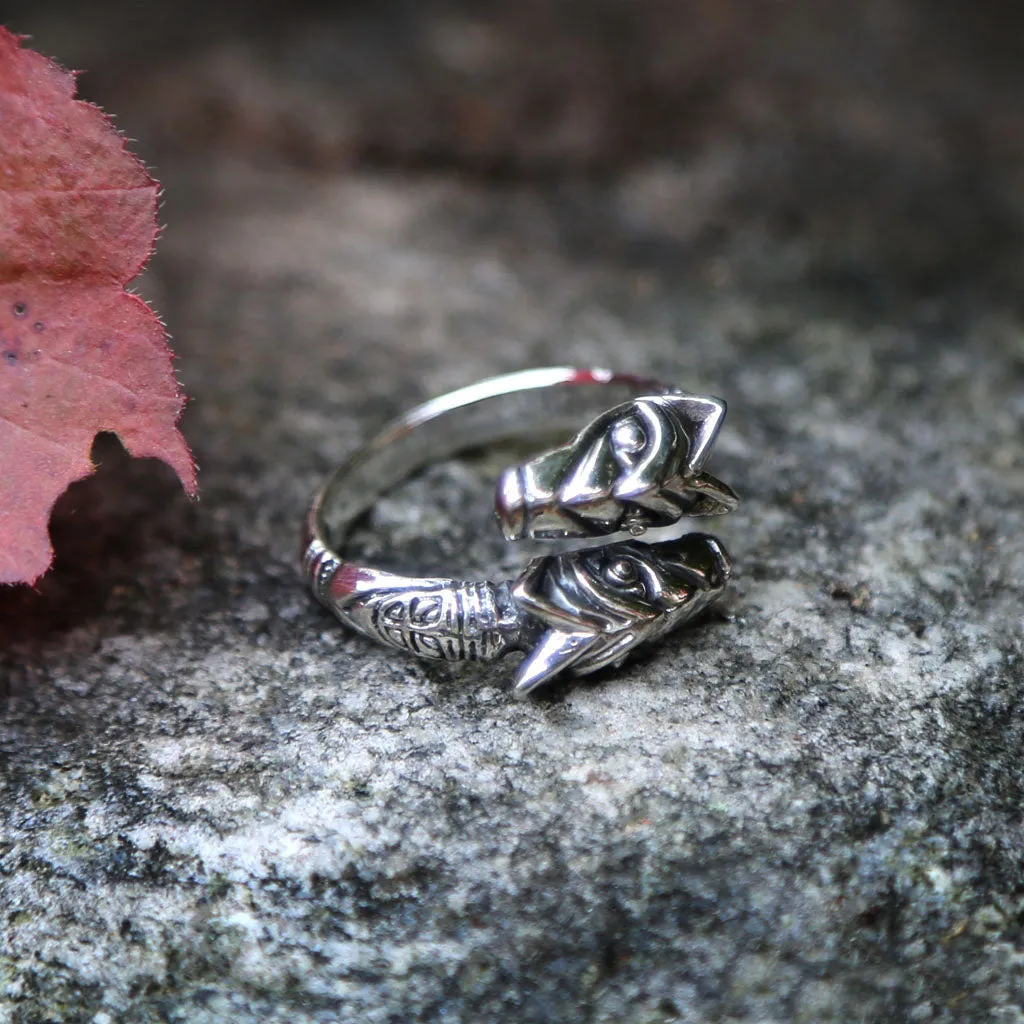 Freki & Geri Ring, Silver