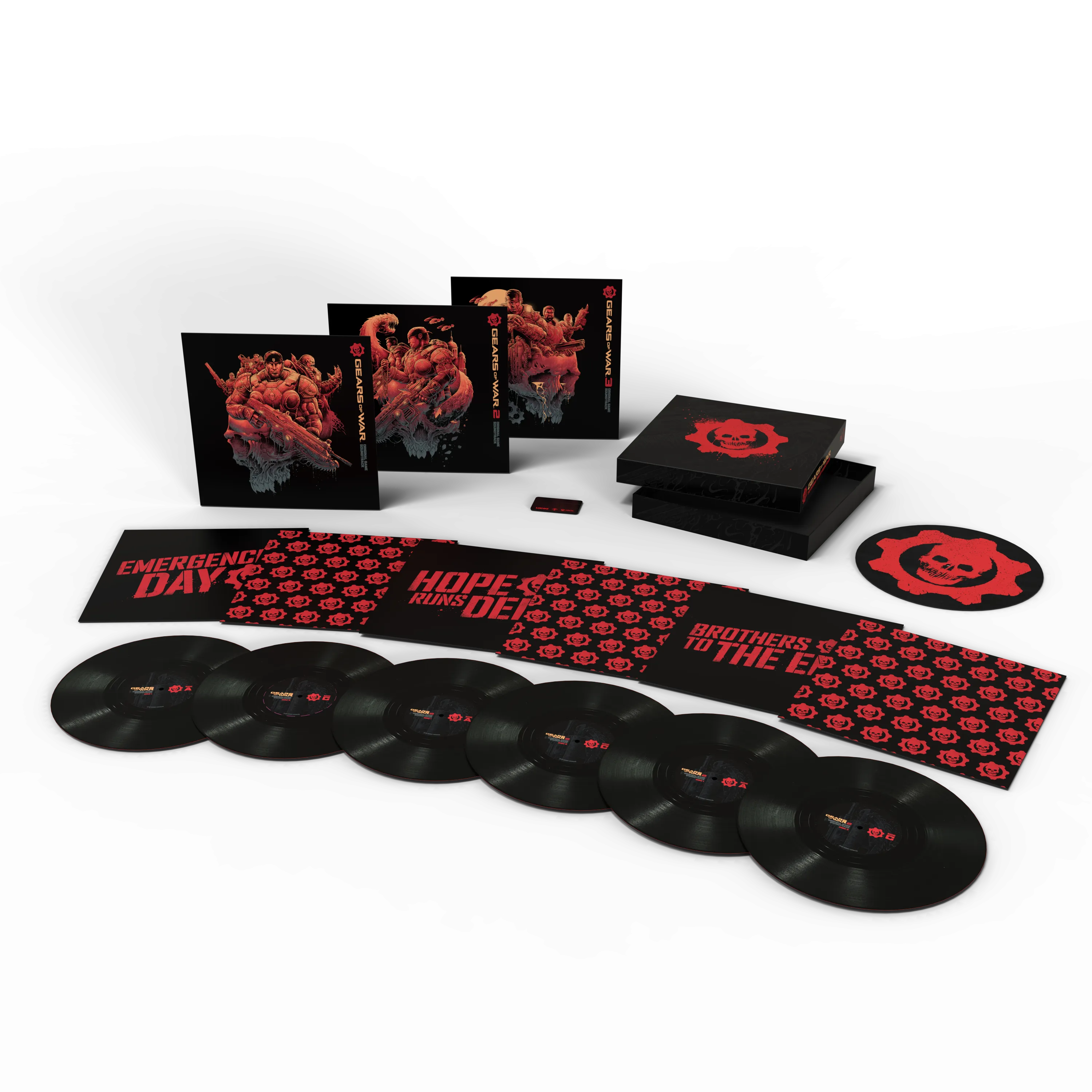 Gears of War Original Trilogy Soundtrack Vinyl Box Set - Limited Black Edition