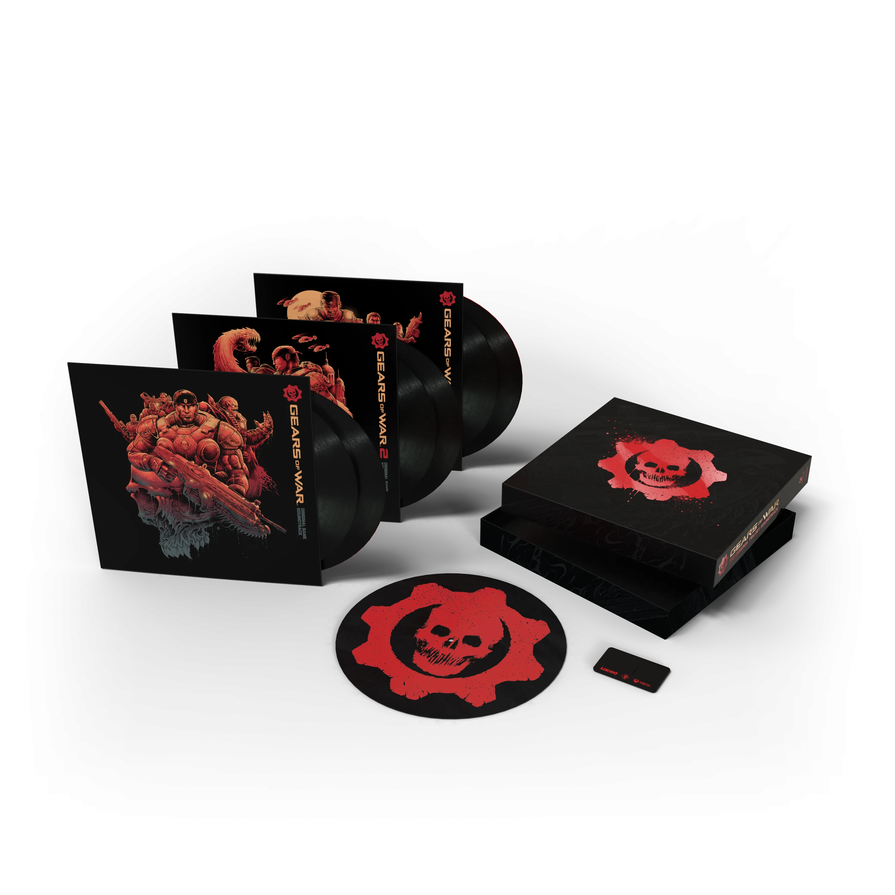 Gears of War Original Trilogy Soundtrack Vinyl Box Set - Limited Black Edition