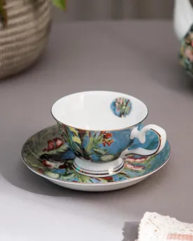 'Gladiolus' Vincent Van Gogh Painting Cup & Saucer