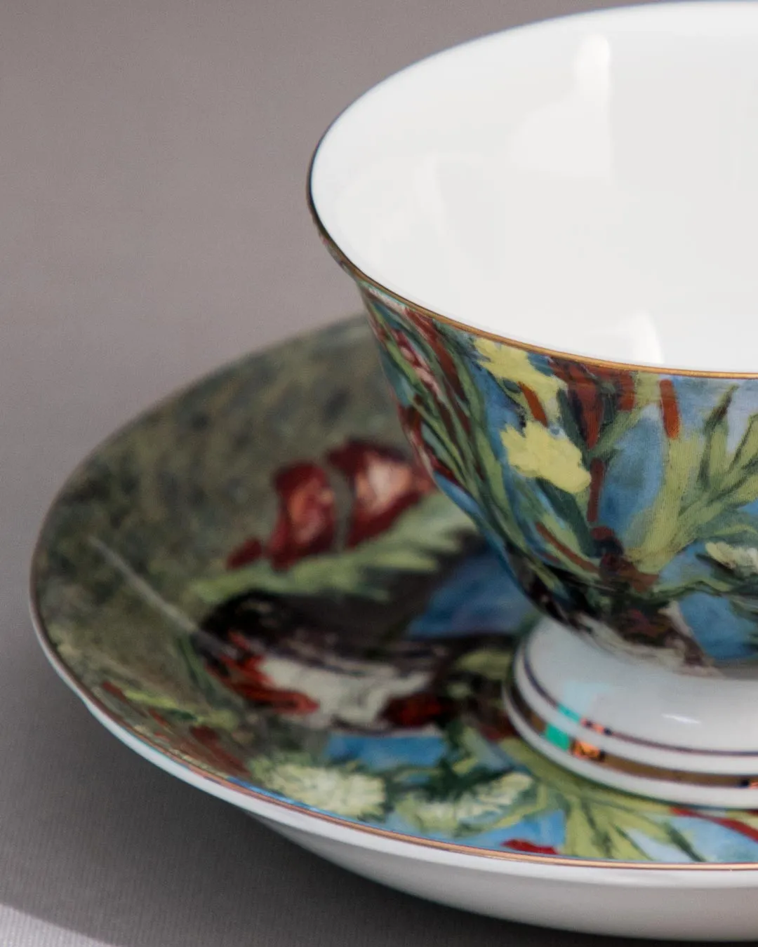 'Gladiolus' Vincent Van Gogh Painting Cup & Saucer