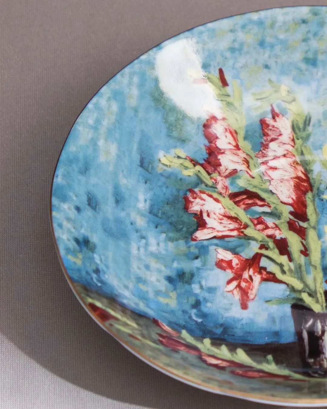 'Gladiolus' Vincent Van Gogh Painting Cup & Saucer