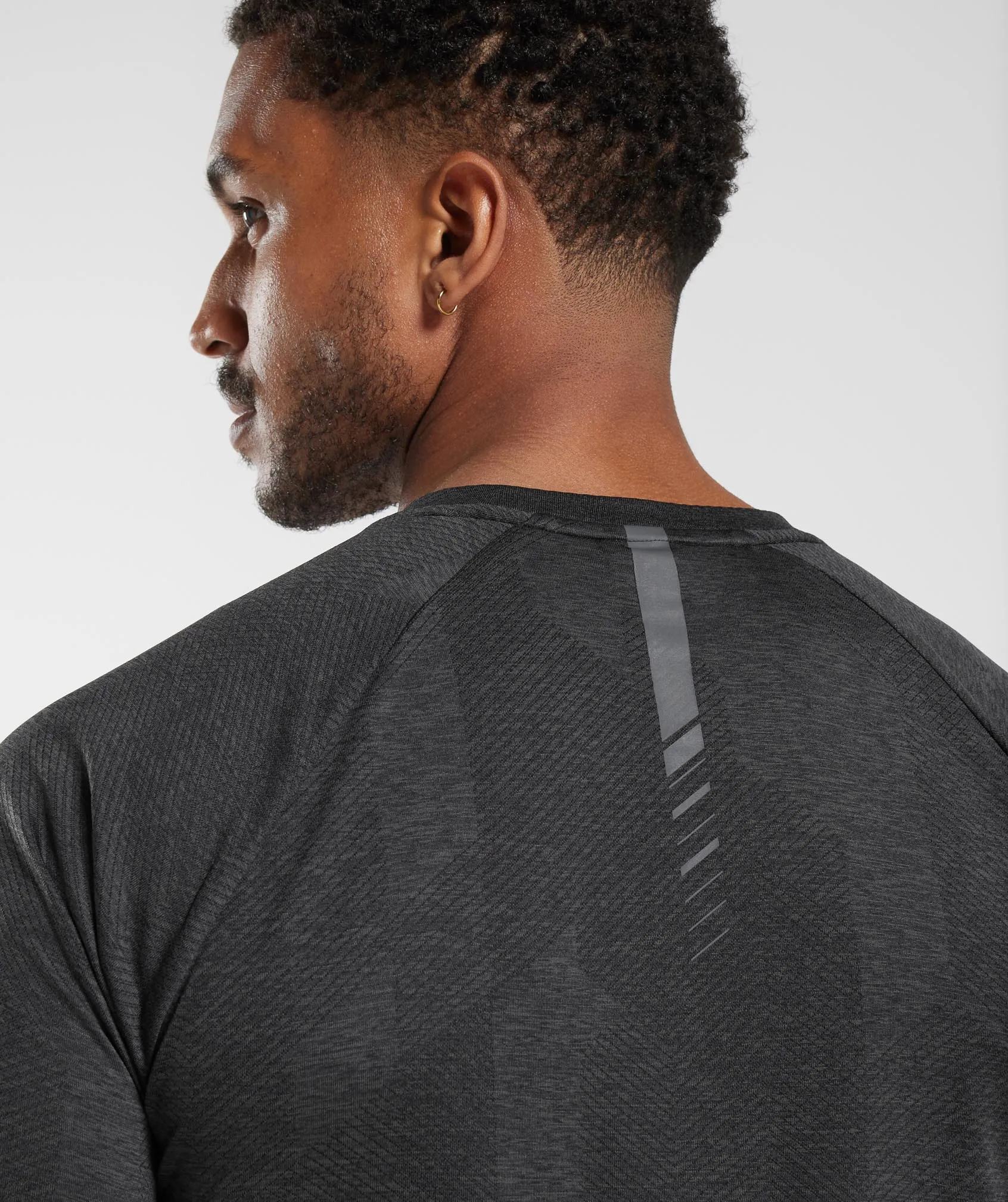 Gymshark Apex T-Shirt - Black/Onyx Grey