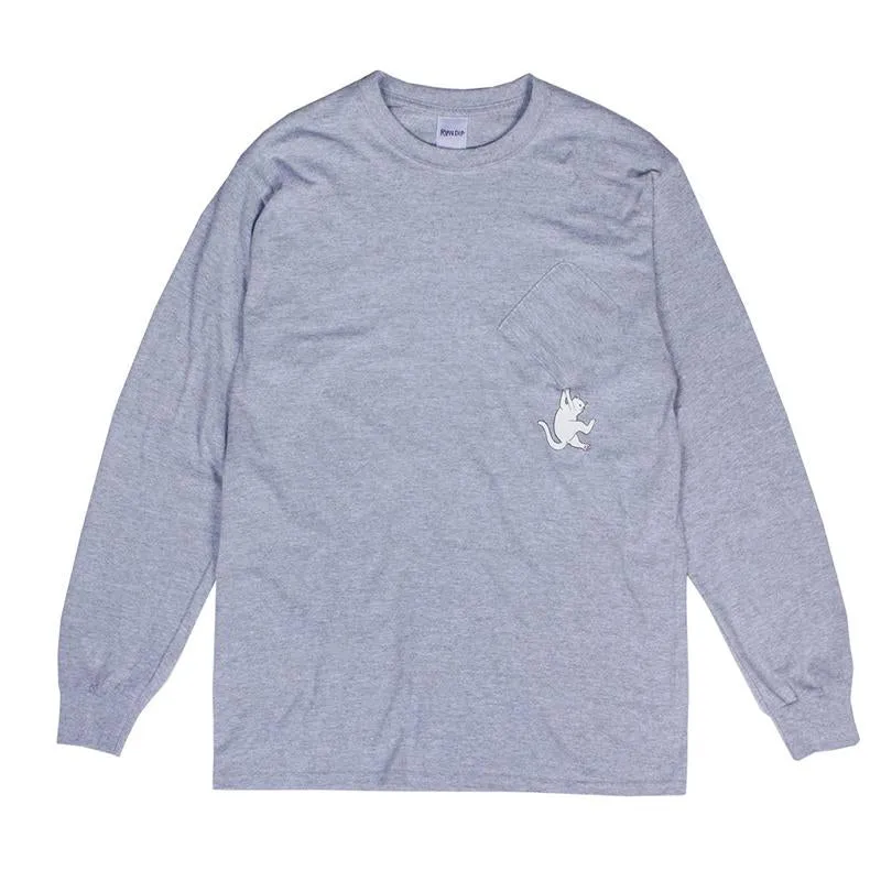 Hang In There L/S (Athletic Heather)