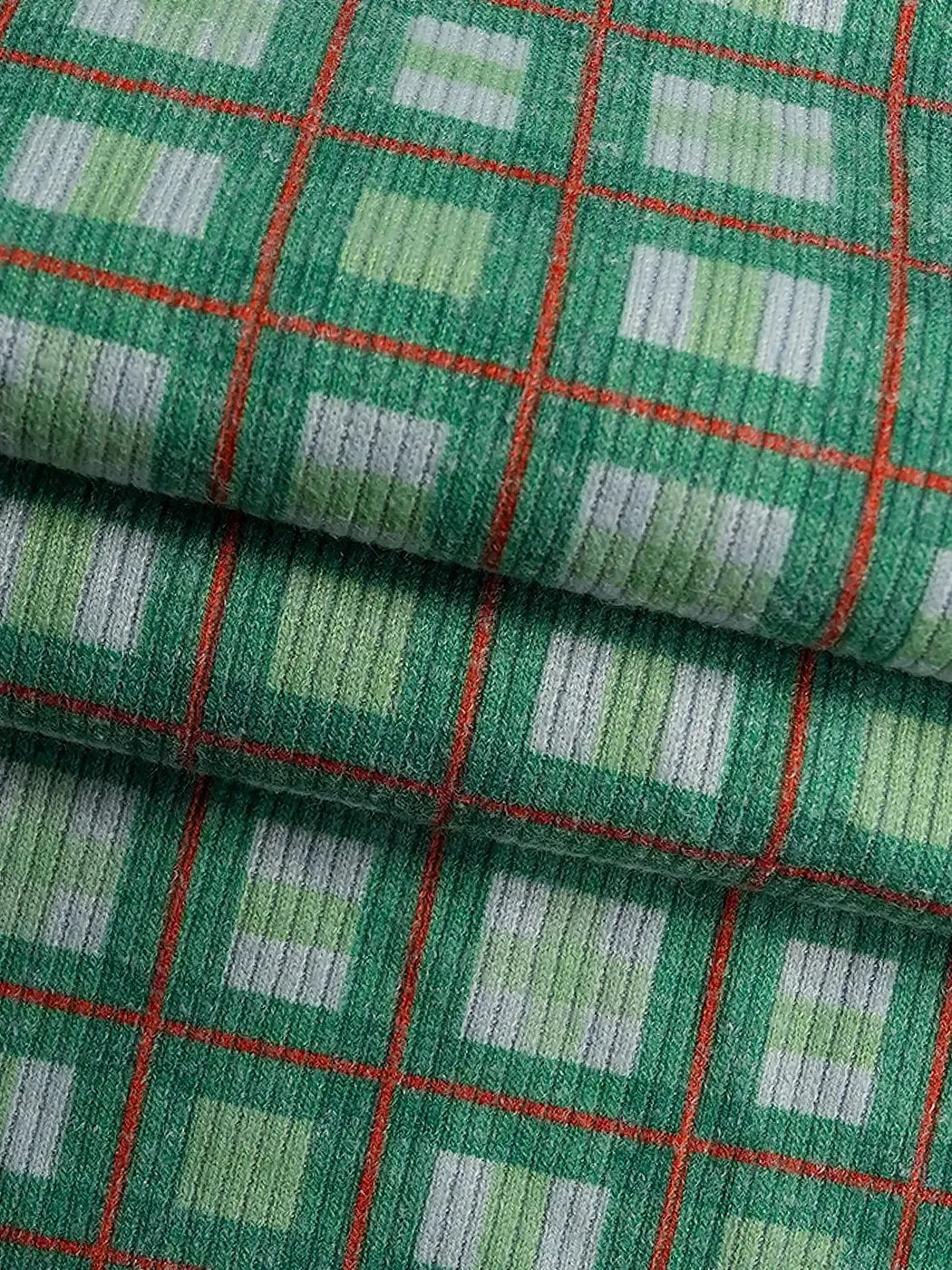 Hemp, Recycled Poly & Spandex Heavy Weight Stretched Rib Fabric ( KR40/2C801 Print, 2 Colors )