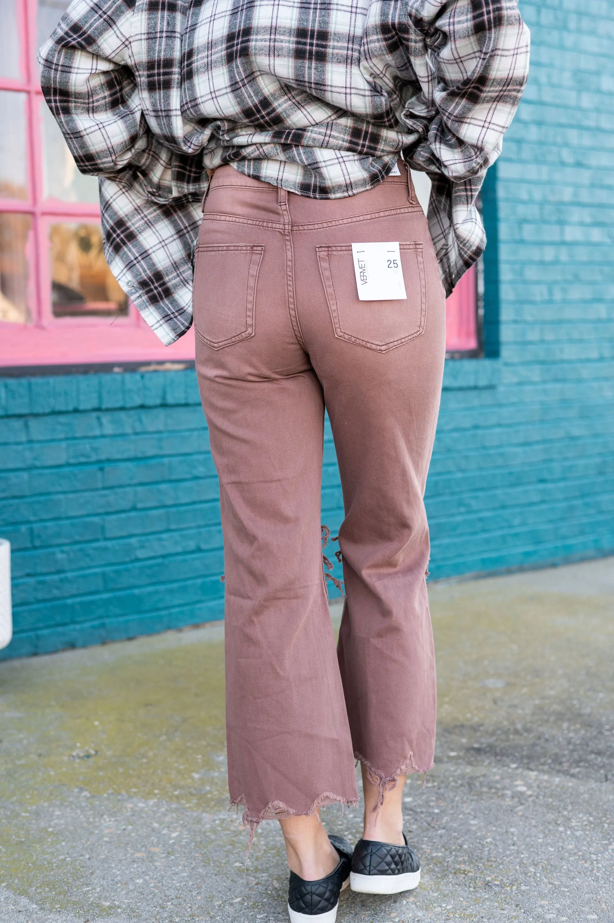 High Rise Crop Flare {MULTIPLE COLORS}