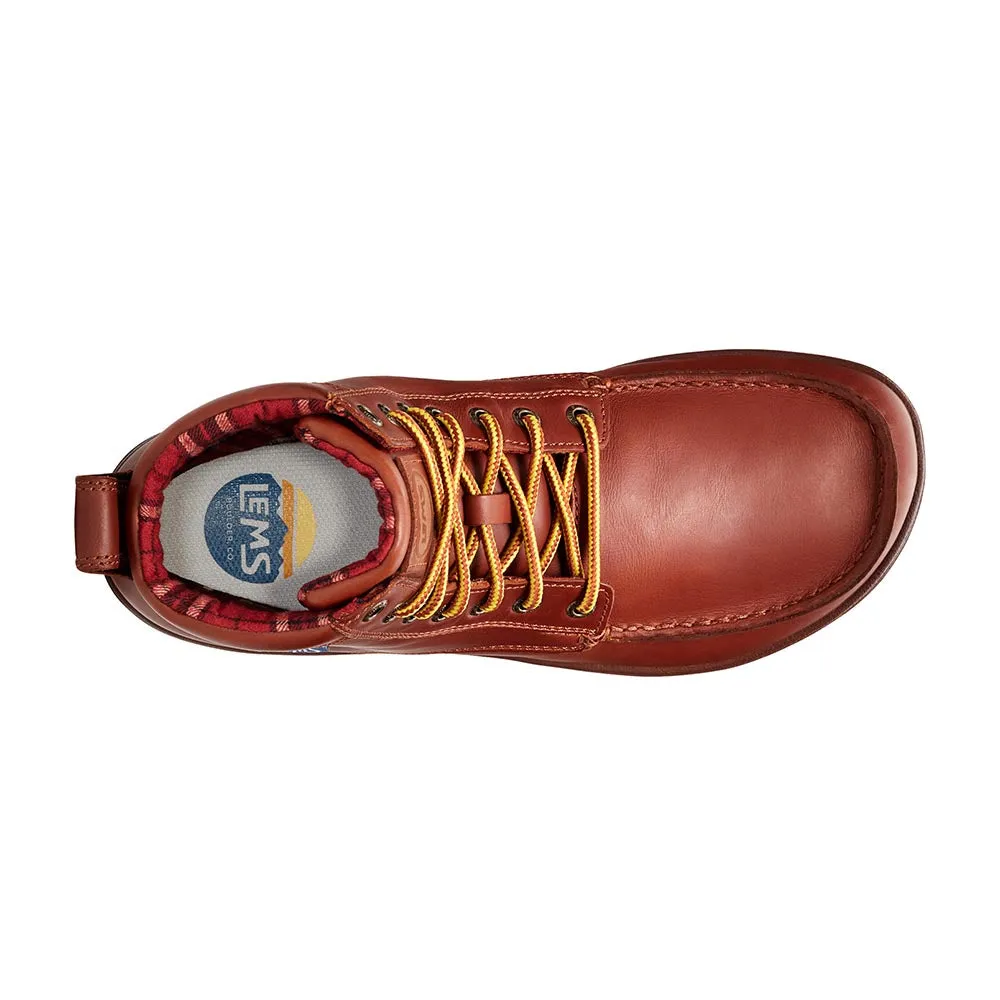Lems Boulder Boot Leather - Russet