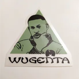Magenta Skateboard Sticker - 7cm high approx - Wugenta