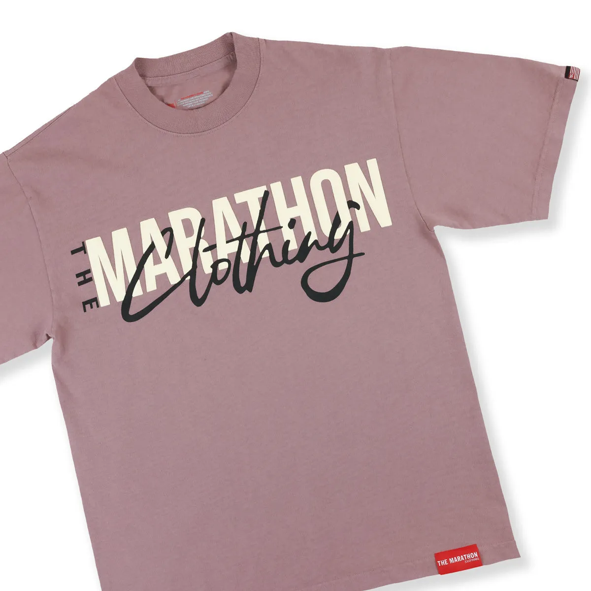 Marathon Clothing Interlock T-Shirt - Mauve