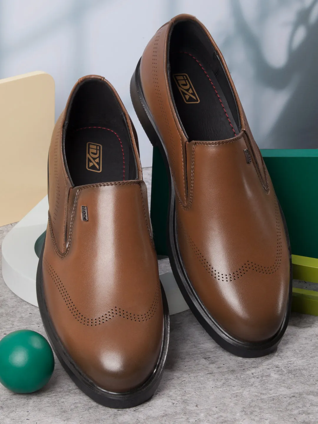 Men's Brown Formal Slipon Shoes (IX1091)