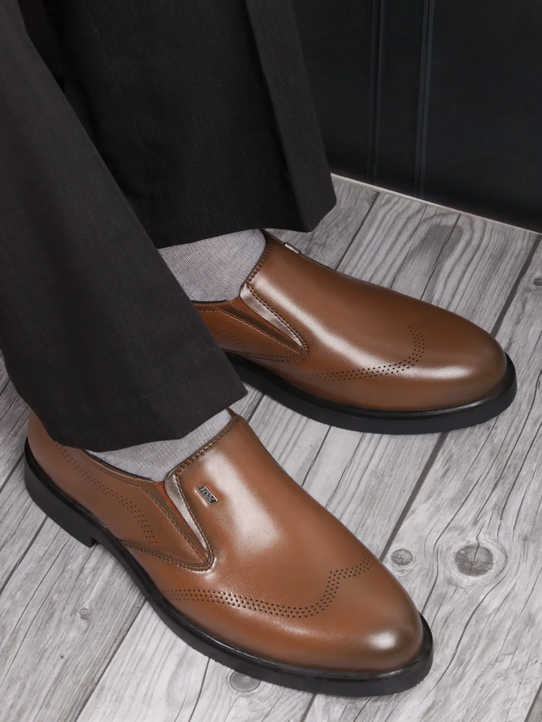 Men's Brown Formal Slipon Shoes (IX1091)