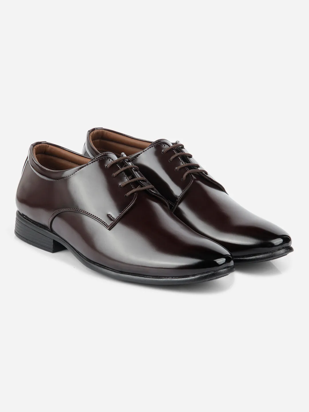Men's Wine Lace Up Fashion Formal (IX1071)