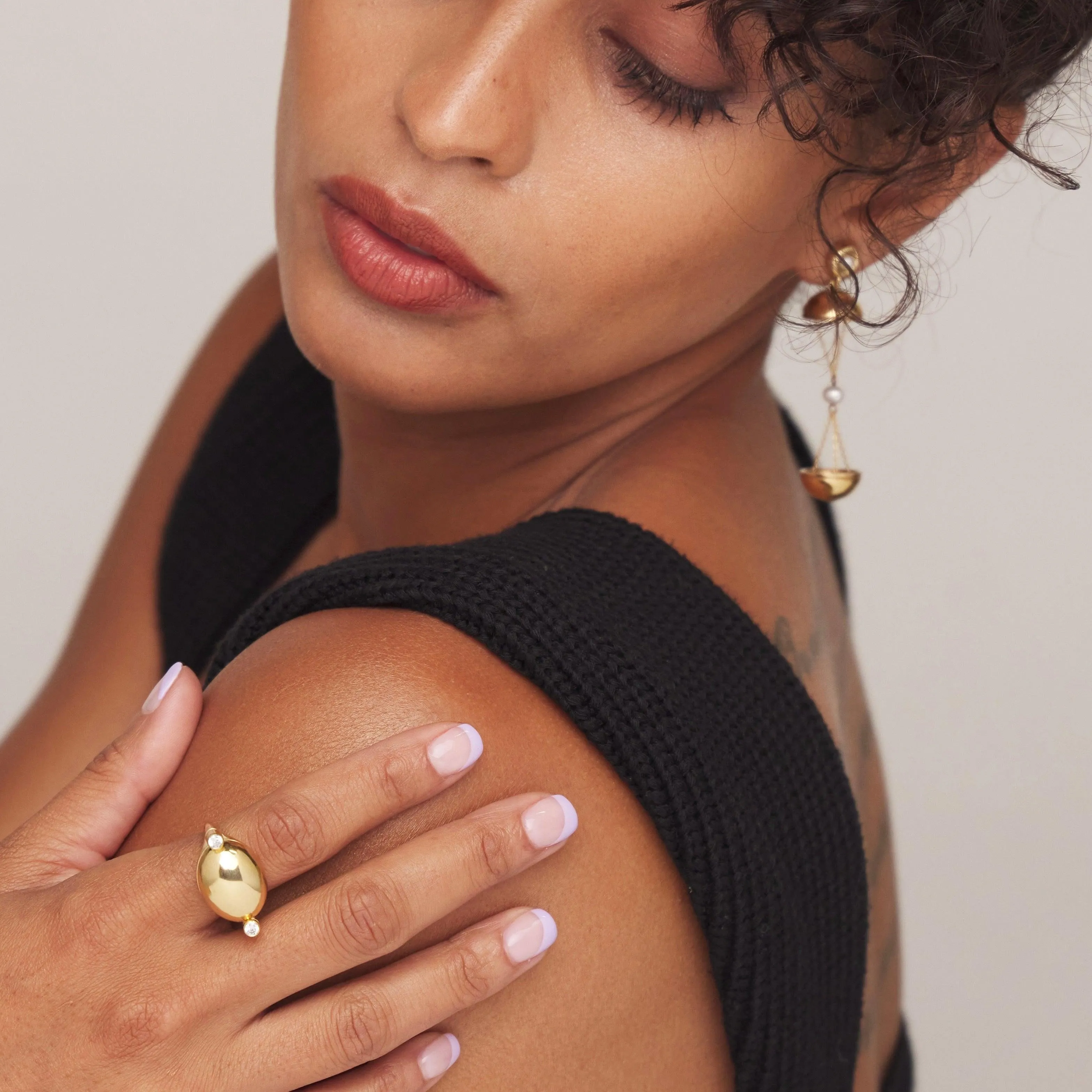 Midnight Hinge Ring