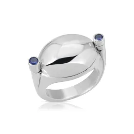 Midnight Hinge Ring