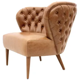 Modern New Beige Chesterfield Occasional chair