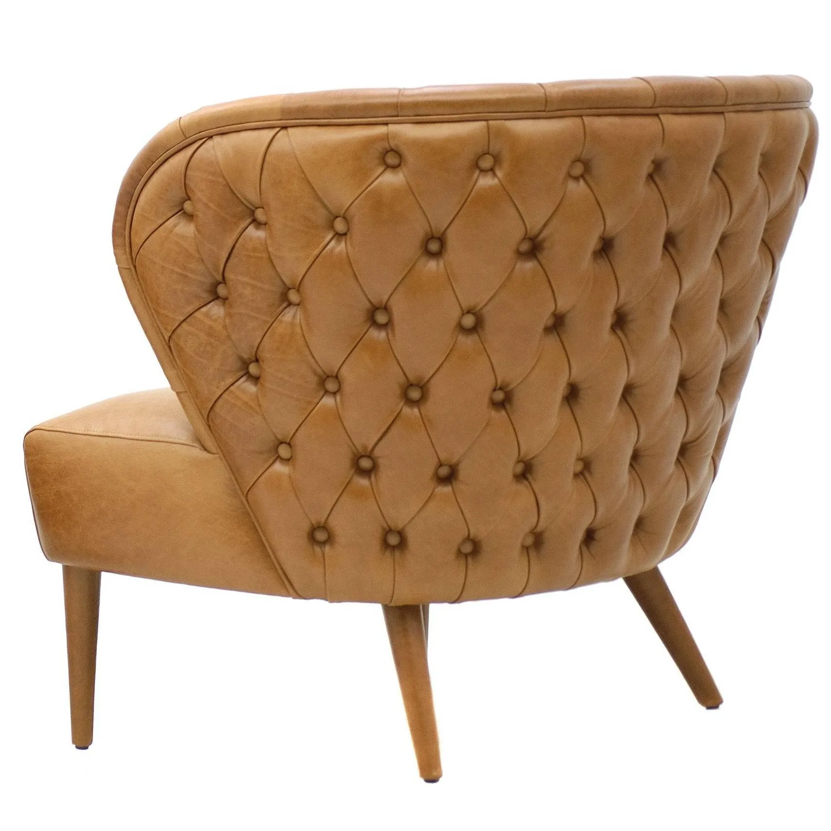 Modern New Beige Chesterfield Occasional chair