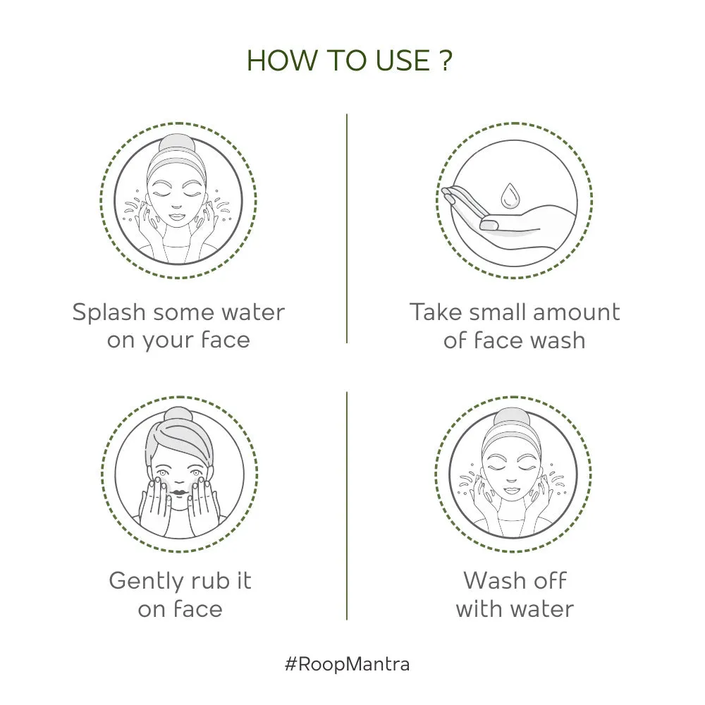Roop Mantra Ayurvedic Neem Face Wash - 115ml