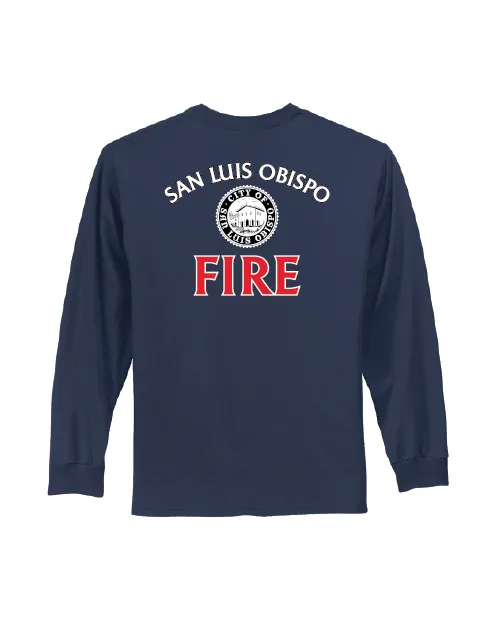 SLO Fire Dept Long-Sleeve TALL T-Shirt PRE-ORDER