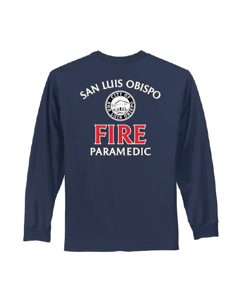 SLO Fire Dept Long-Sleeve TALL T-Shirt PRE-ORDER