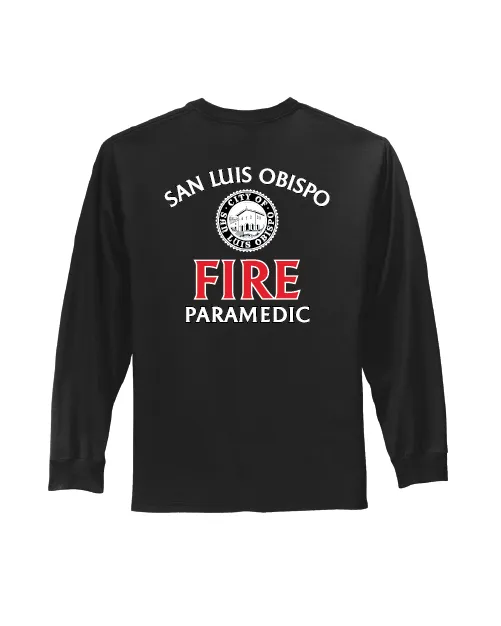 SLO Fire Dept Long-Sleeve TALL T-Shirt PRE-ORDER