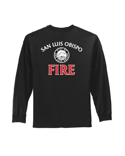 SLO Fire Dept Long-Sleeve TALL T-Shirt PRE-ORDER