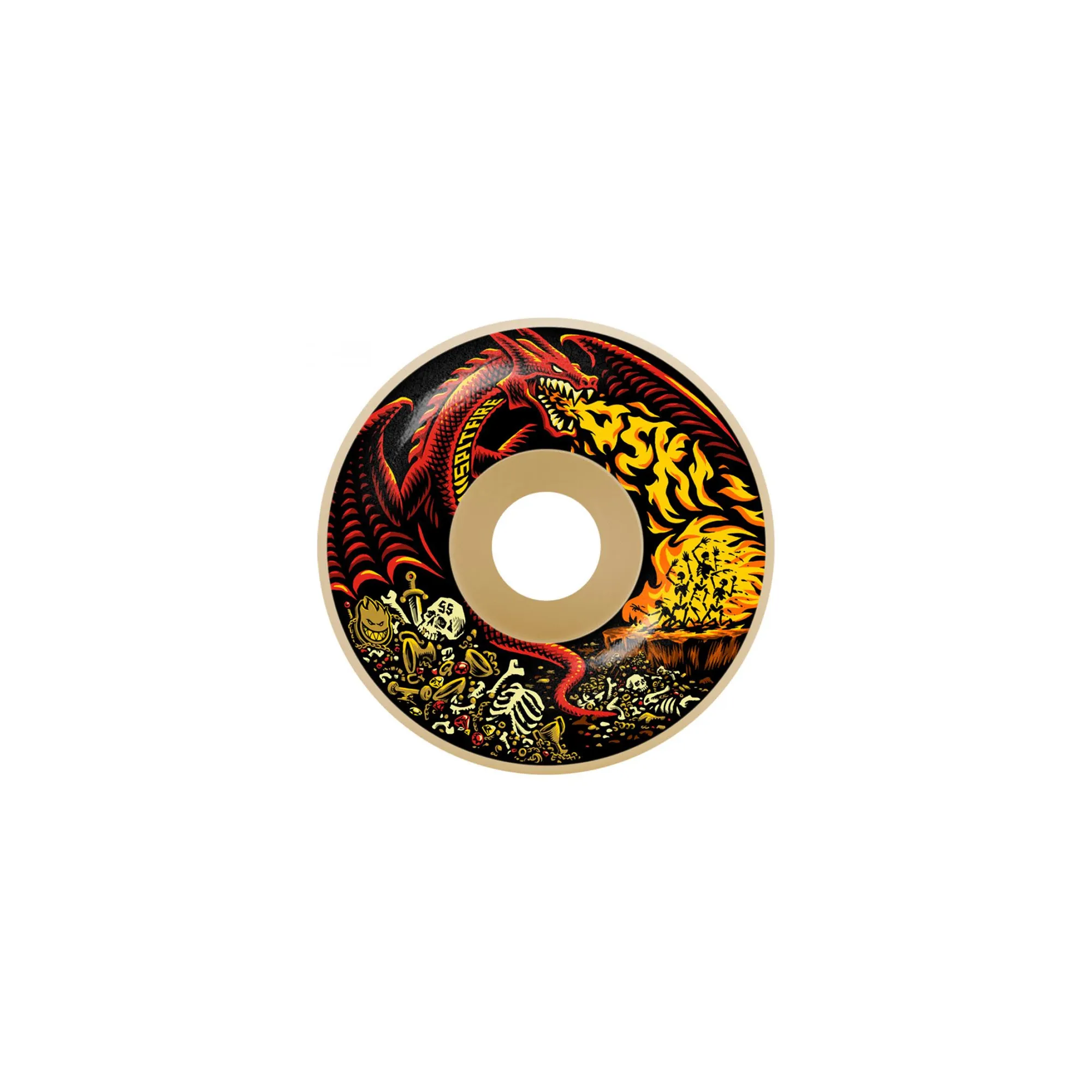 Spitfire Wheels - Oski Scorched Radial Wheels - 55mm