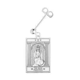 The High Priestess Tarot Single Earring